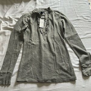 Ralph Lauren Polo Jeans Company Long Sleeve Waffle Knit Shirt, size Small